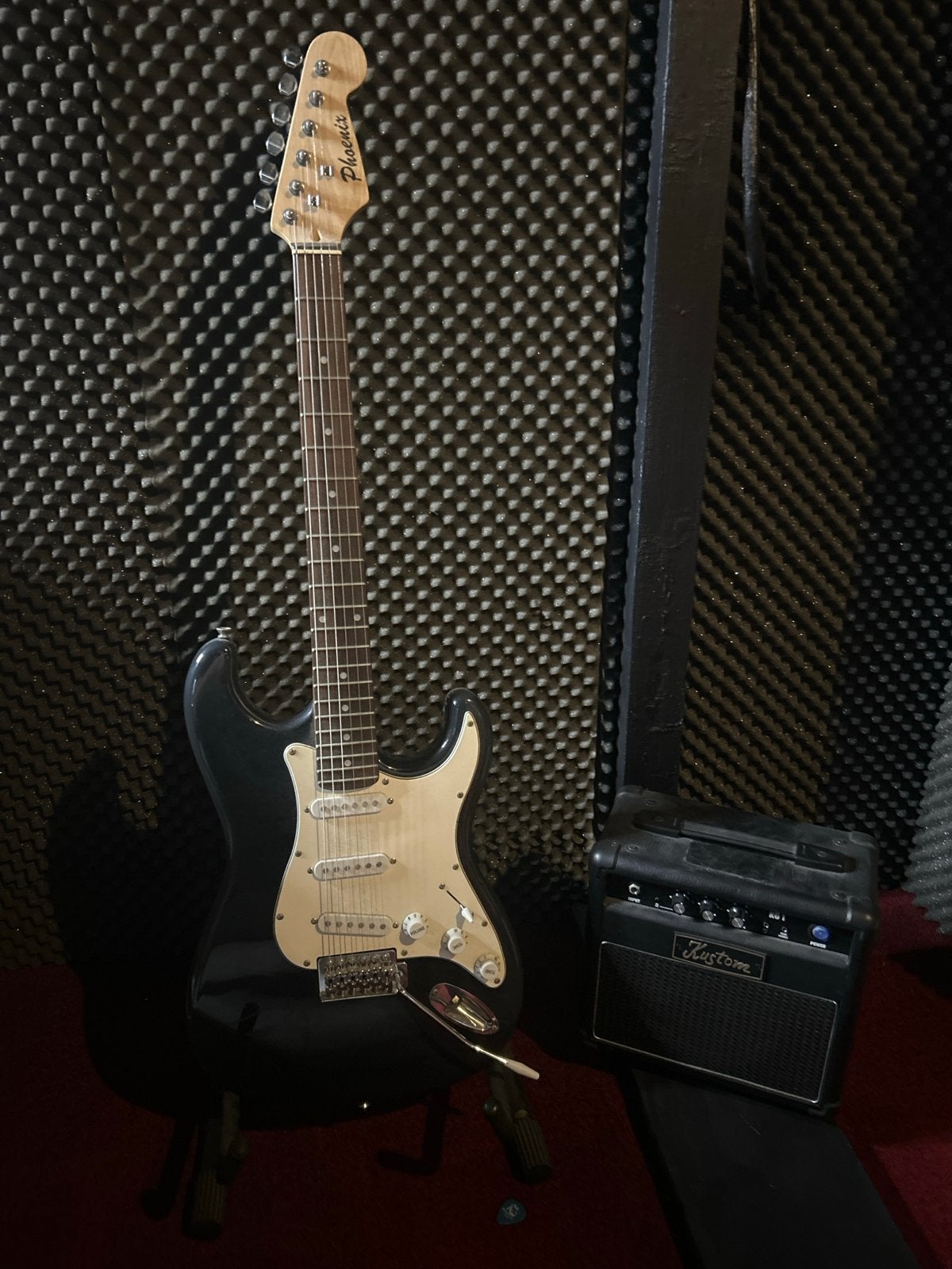 Phoenix elektrische gitaar met Kustom versterker, Overige merken, Gebruikt, Met versterker, Ophalen of Verzenden