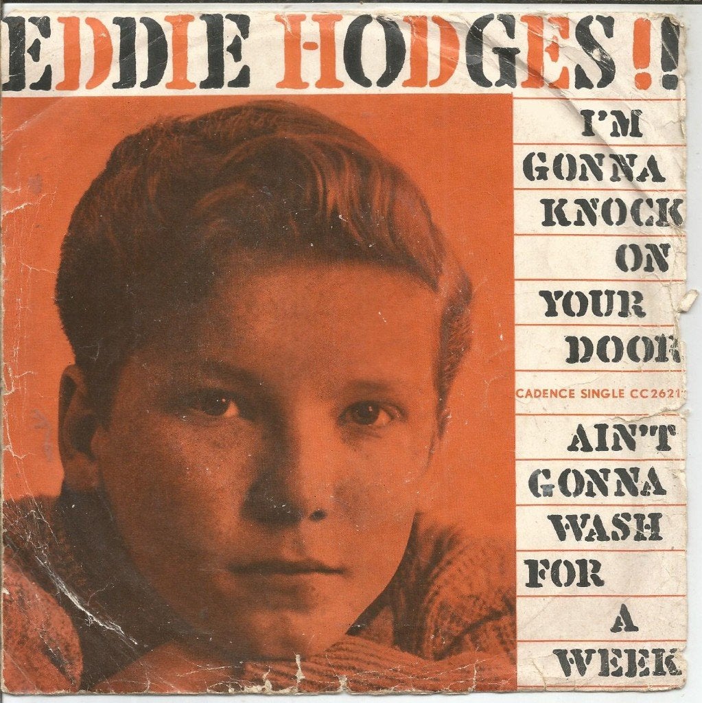 VERKOCHT Eddie Hodges – I'm Gonna Knock On Your Door (1961), Cd's en Dvd's, Gebruikt, Fotohoes, 7 inch, Ophalen of Verzenden