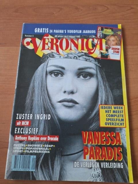 Veronica 1993 Vanessa Paradis GTST Gert & Hermien Flodder, Verzenden, Gelezen, Muziek, Film of Tv