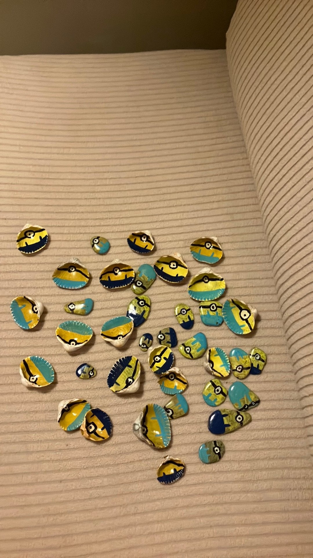 Minion schelpen en stenen, Ophalen of Verzenden, Zo goed als nieuw