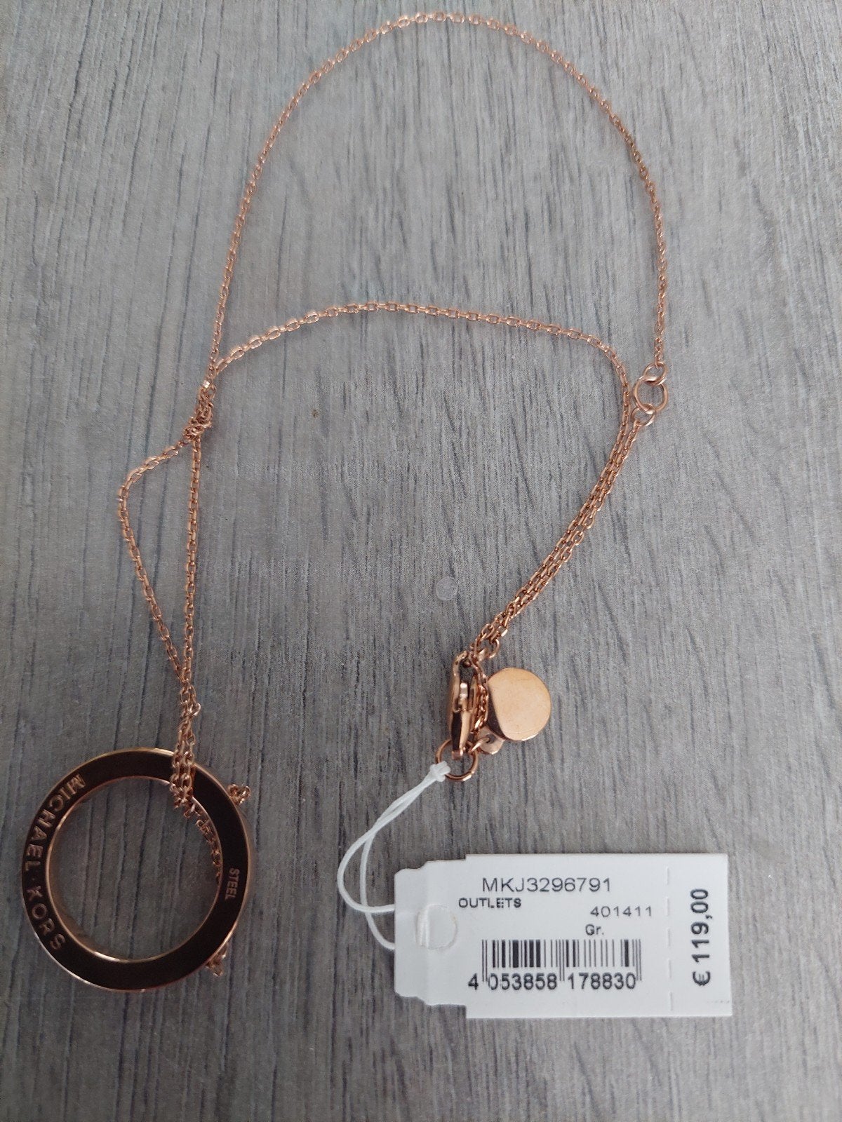 Michael kors ketting, Ophalen of Verzenden, Nieuw, Staal, Overige merken