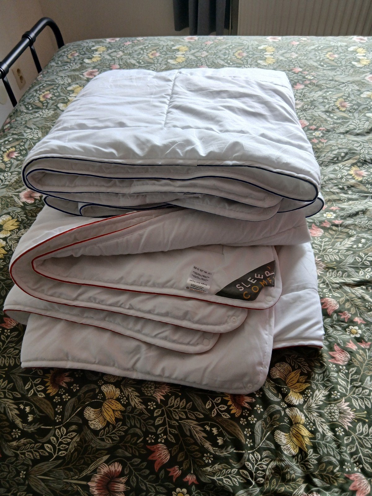 4 seizoenen dekbed Sleep Comfy 140x200, Huis en Inrichting, Slaapkamer | Beddengoed, Ophalen, Eenpersoons, Wit, Deken of Dekbed