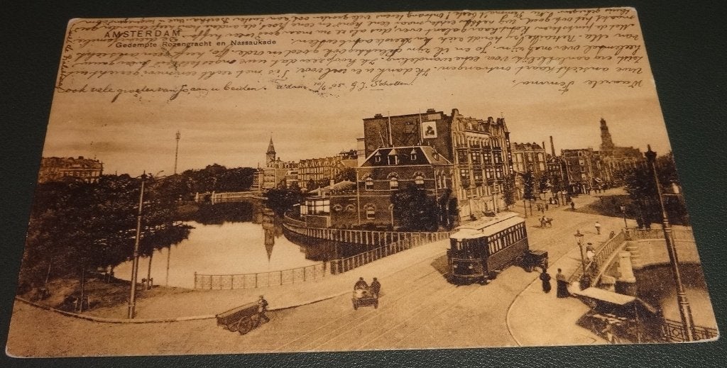Amsterdam - Gedempte Rozengracht - Nassaukade - KAm01, Verzenden, Voor 1920, Gelopen, Noord-Holland