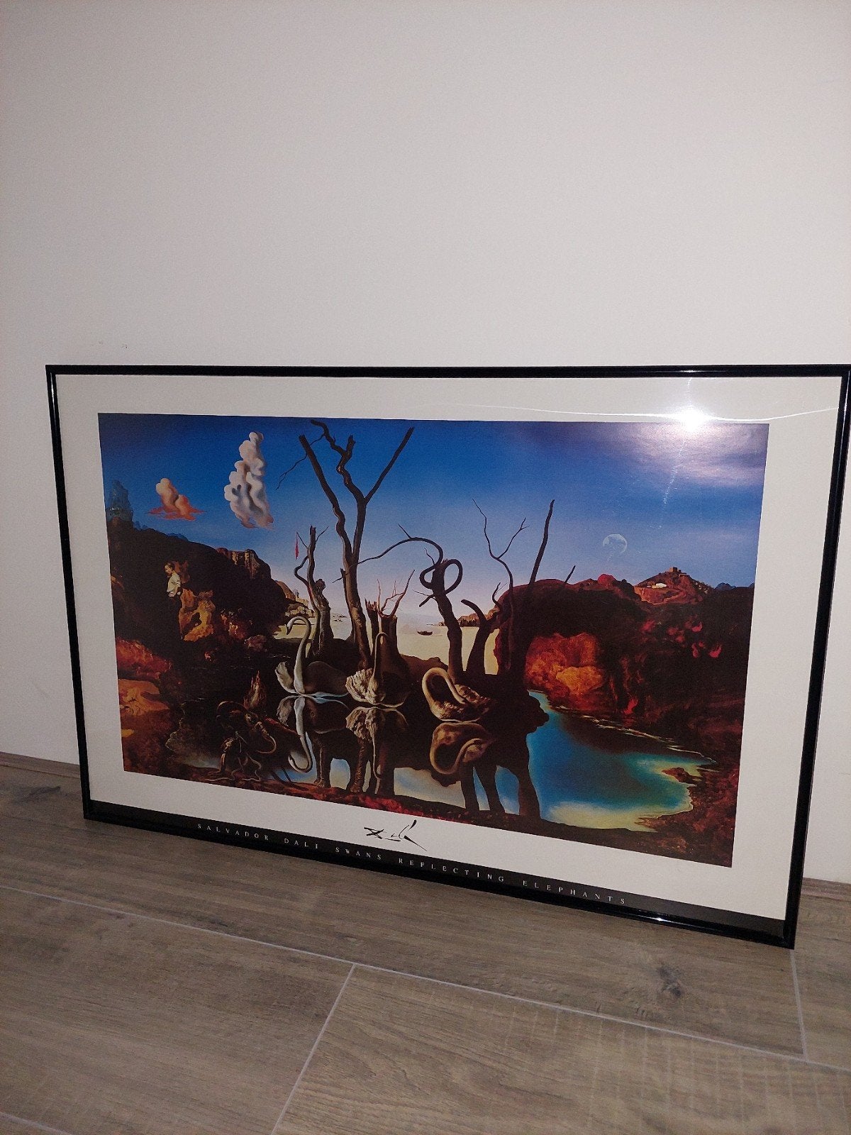 Poster in frame van Dali, Ophalen, Zo goed als nieuw, Foto of Poster