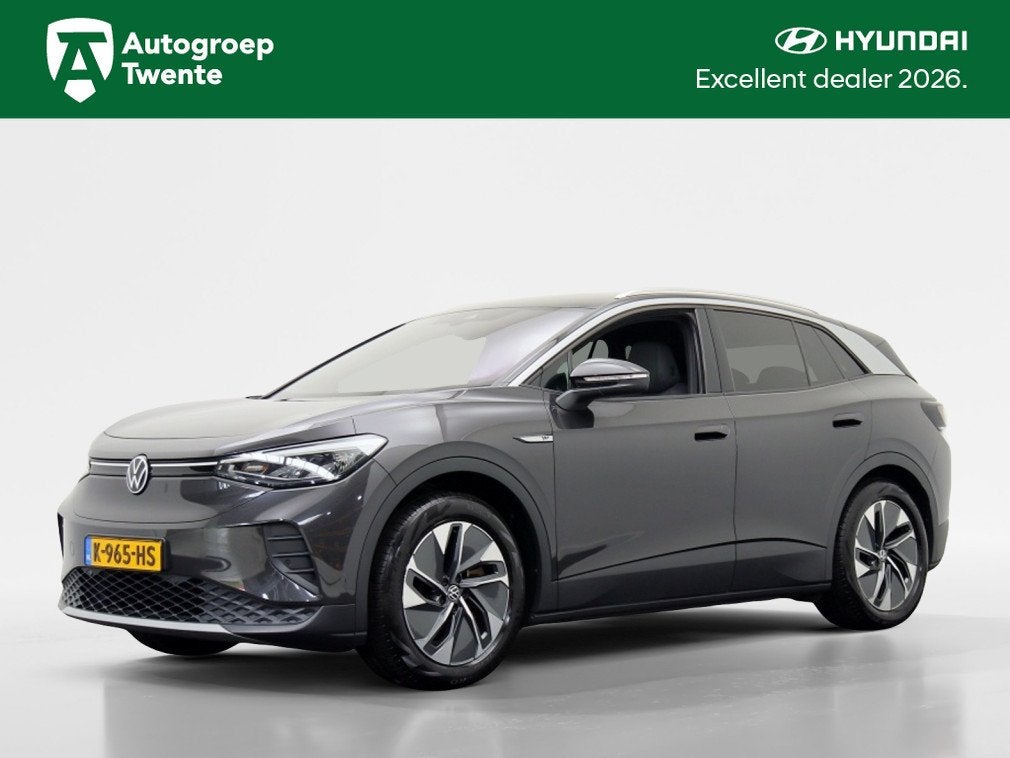 Volkswagen ID.4 First 77 kWh | Trekhaak | Navigatie | Adapti, Automaat, Gebruikt, Zwart, 380 km