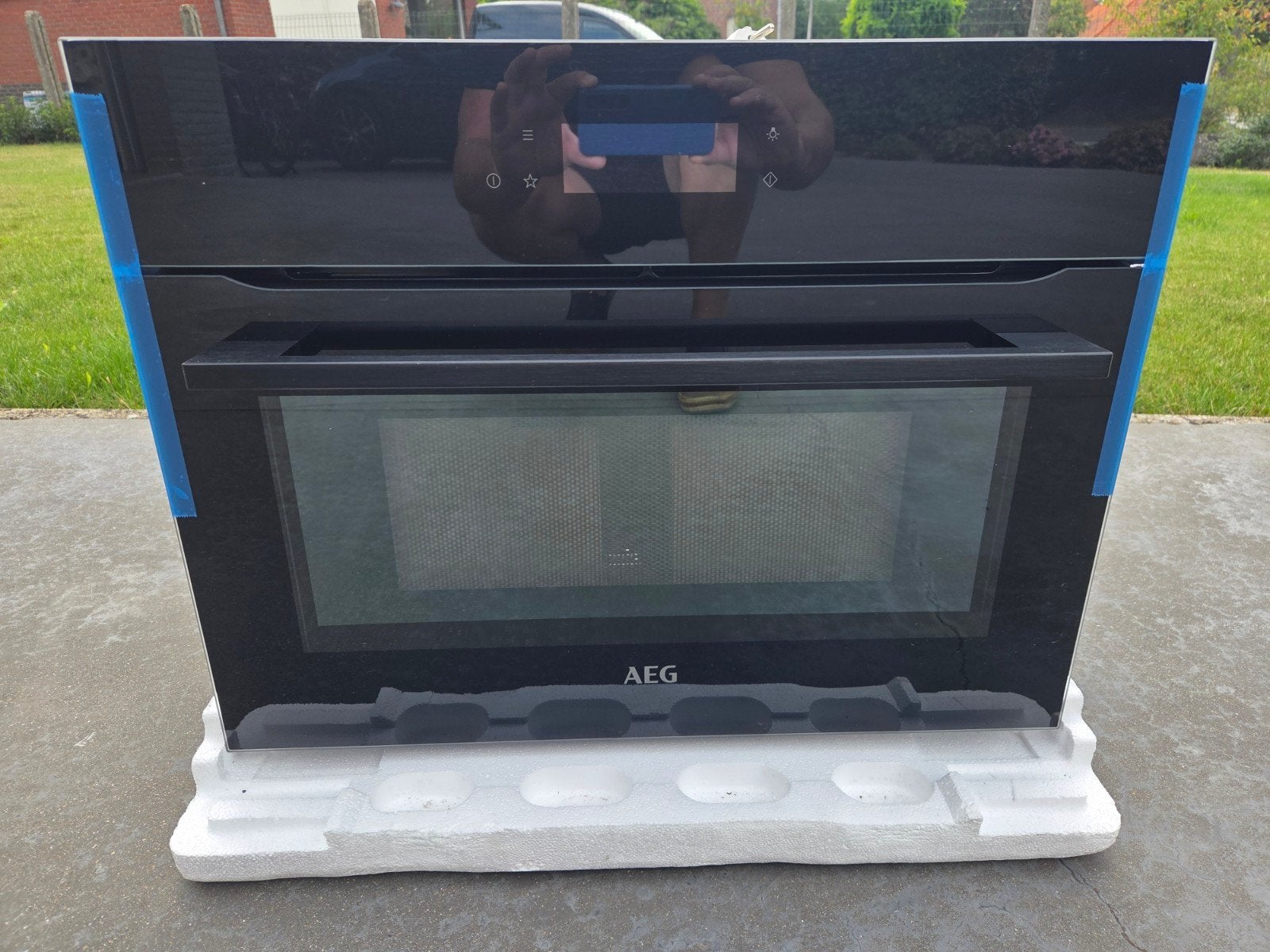 AEG KMK721880B magnetronoven - Nieuw, 45 tot 50 cm, AEG, Nieuw, Ophalen of Verzenden