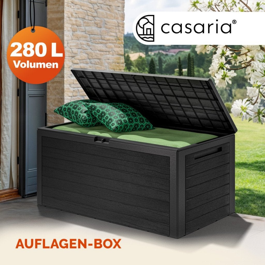 Opbergbox opbergkist tuinkussens kunststof 280L GRTS BEZORGD, Tuin en Terras, Verzenden, Nieuw, Nvt, Nvt