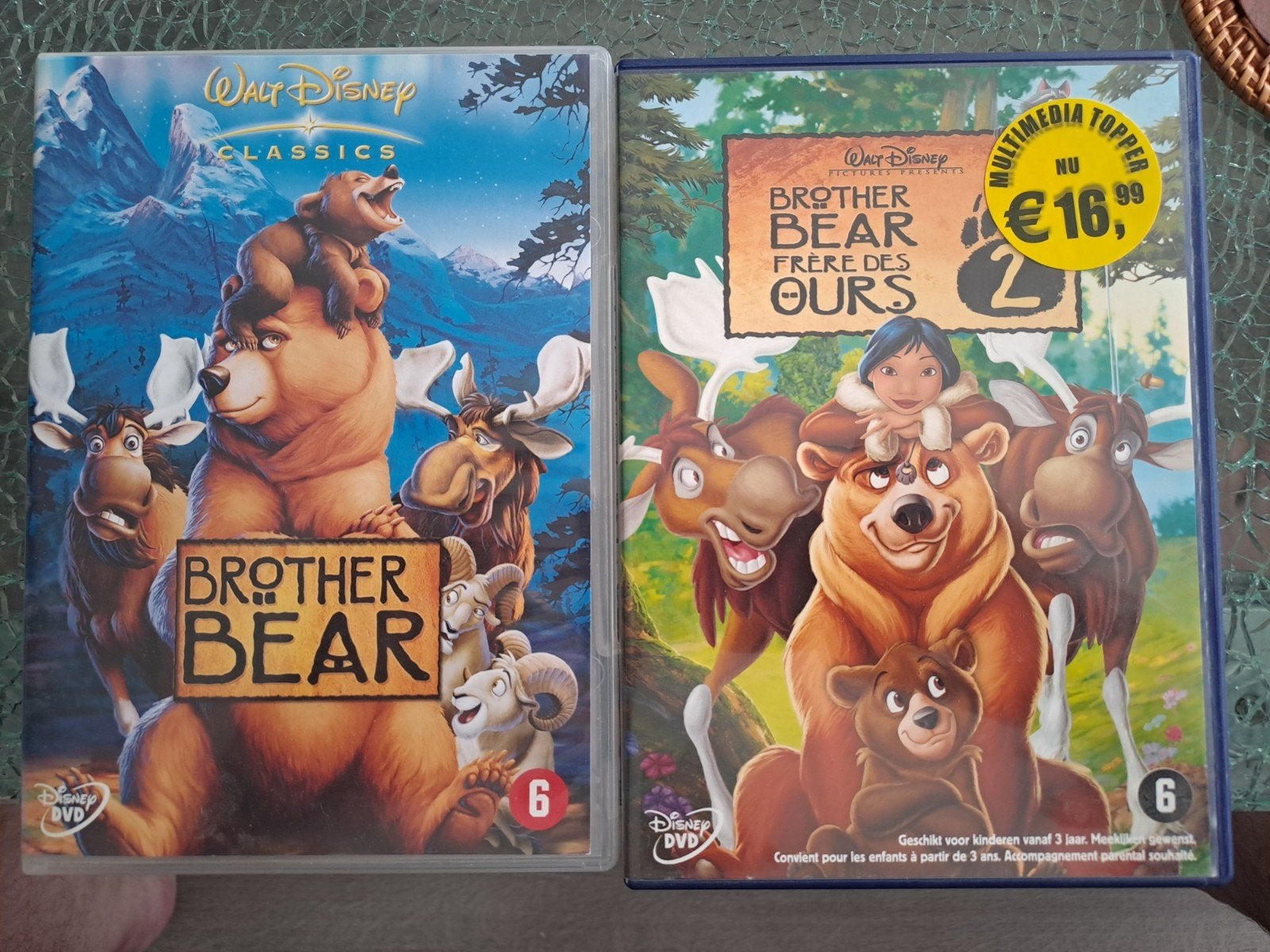 Brother bear 1&2 (dvd), Ophalen of Verzenden, Zo goed als nieuw, Amerikaans