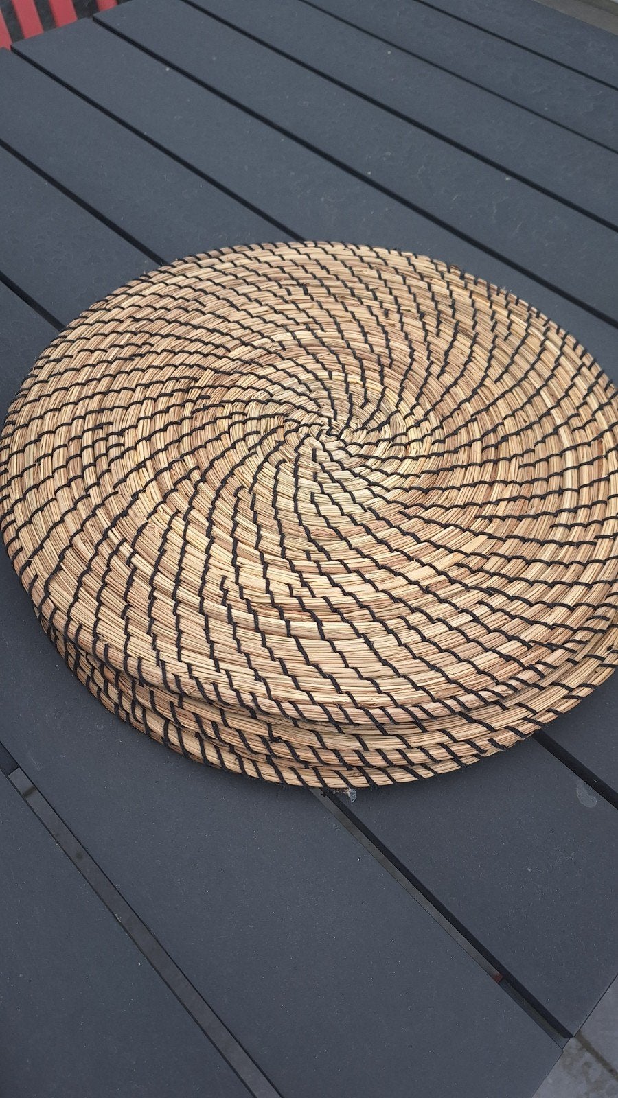 Set van 4 rieten placemats - Natuurlijk en stijlvol, Ophalen of Verzenden, Nieuw