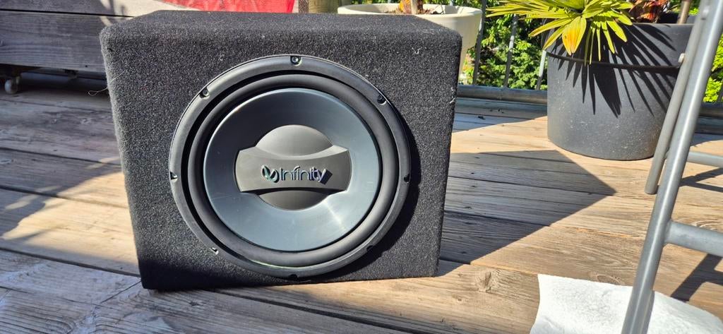 Infinity Subwoofer - Krachtige Bass voor Auto of Thuis, Ophalen of Verzenden, Gebruikt
