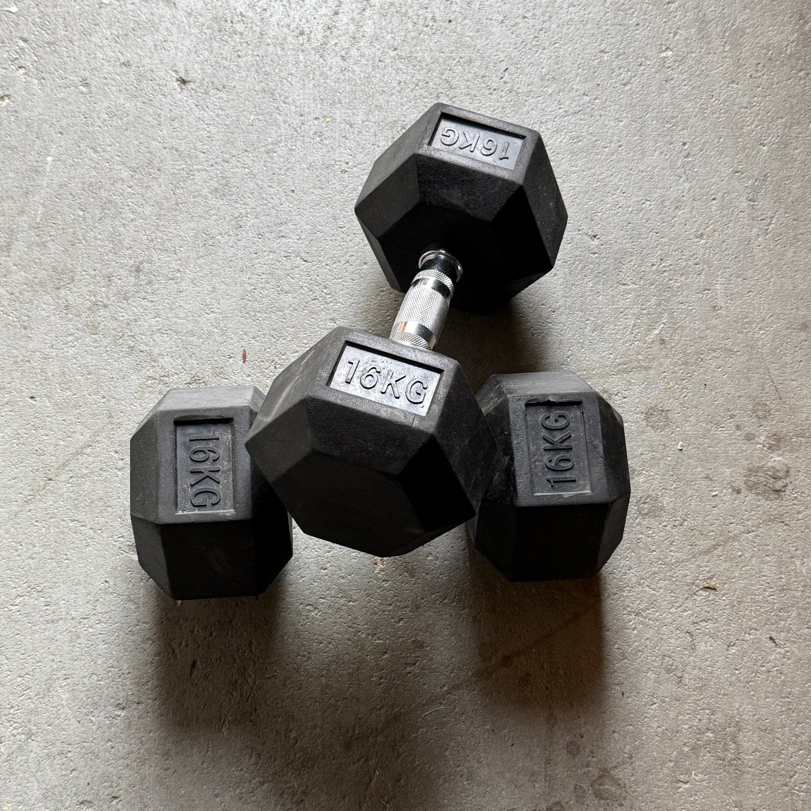 Dumbbells en Halterschijven - Diverse Gewichten, Ophalen, Gebruikt, Armen, Dumbbell