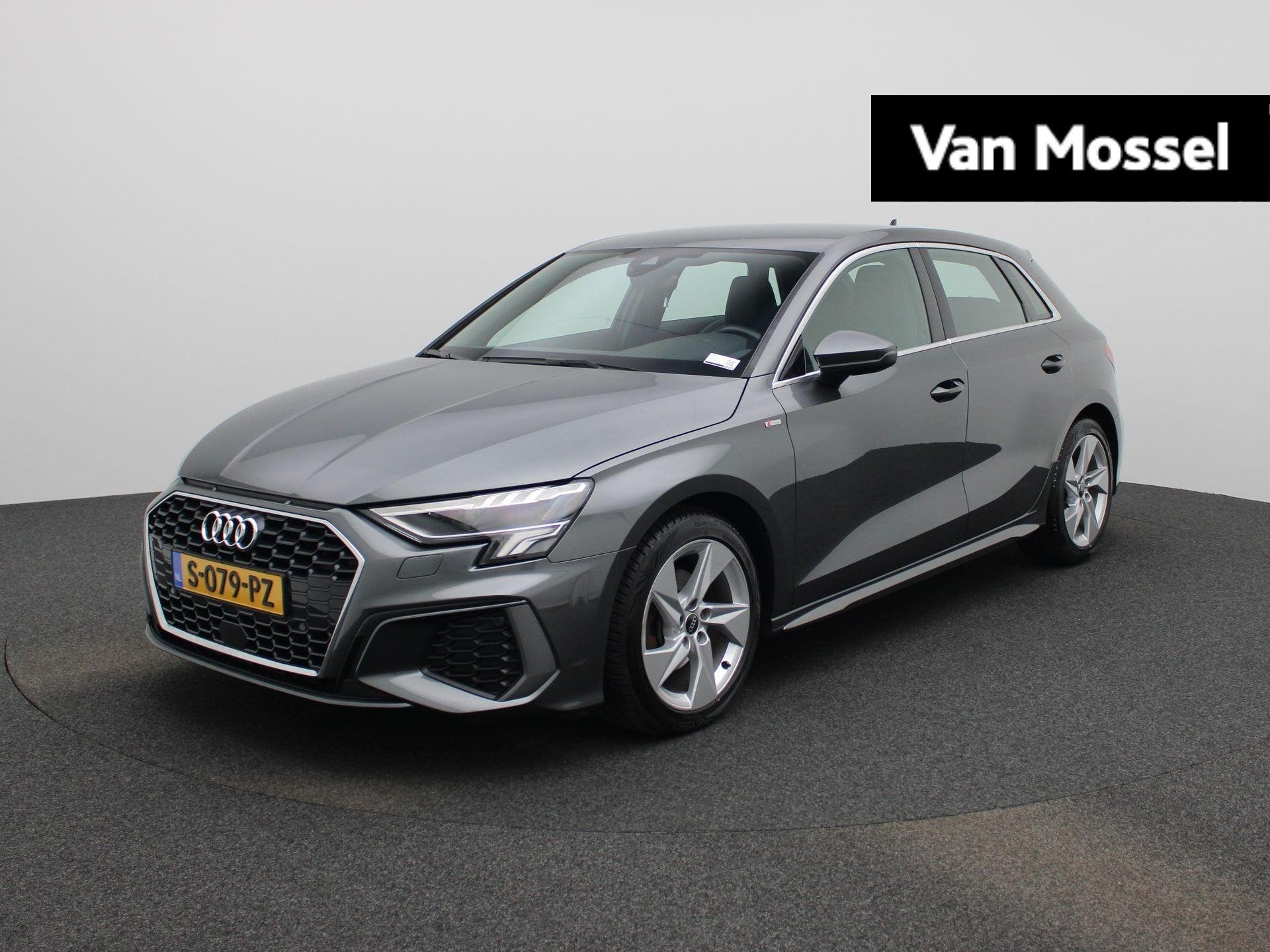 Audi A3 Sportback 30 TFSI S edition 110 PK | S-line | Automa, Auto's, 12 maanden, Gebruikt, Leder en Stof, Origineel Nederlands