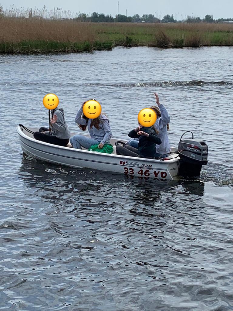 With 320 dromedille, Watersport en Boten, Ophalen, 10 tot 30 pk, Zo goed als nieuw, Buitenboordmotor
