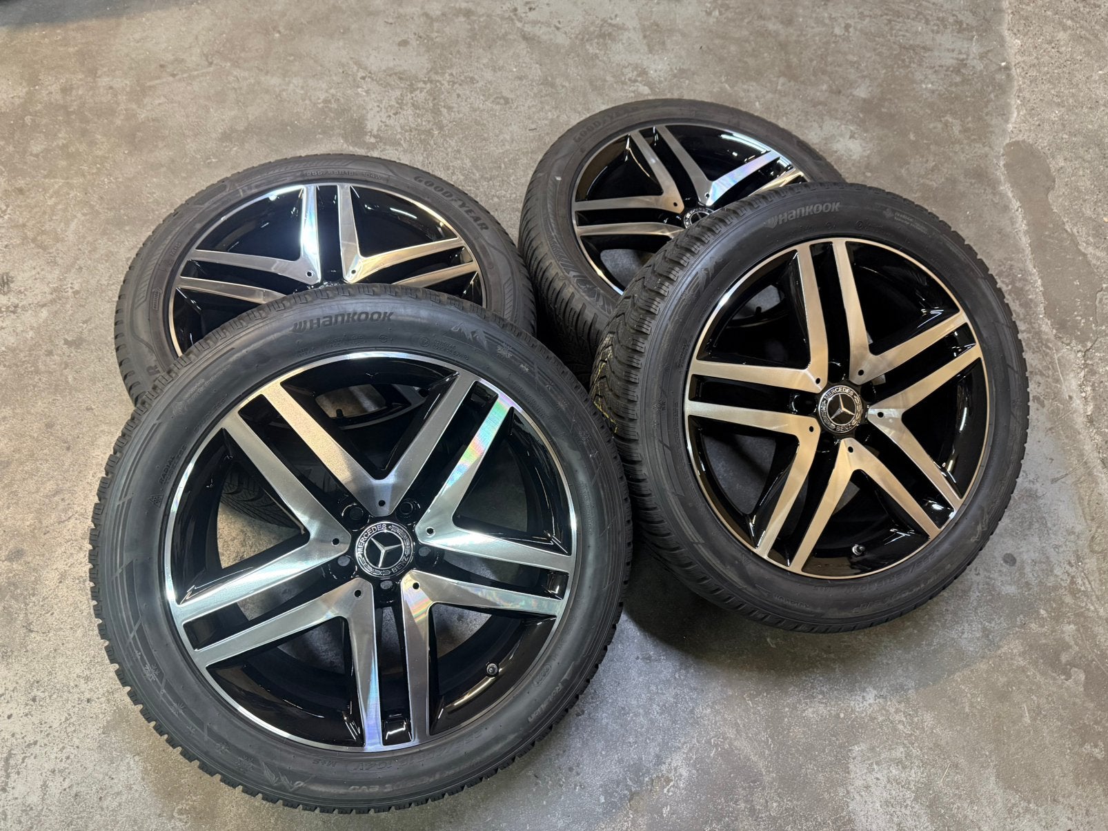 ✅ 19 inch Originele Mercedes Vito velgen 5x112 V klasse W447, 19 inch, Gebruikt, 255 mm, Banden en Velgen