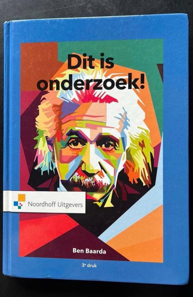 Dit is onderzoek! - Ben Baarda (3e druk), Boeken, Ophalen of Verzenden, Gamma, Zo goed als nieuw, LBO
