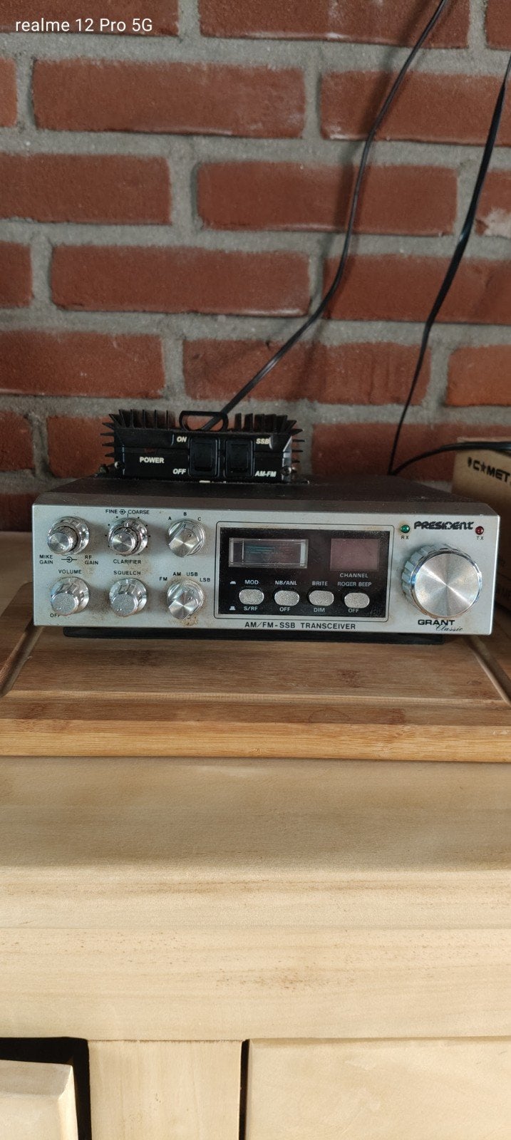 President Grant Classic CB-radio met Euro-CB EA-50 versterke, Telecommunicatie, Ophalen of Verzenden