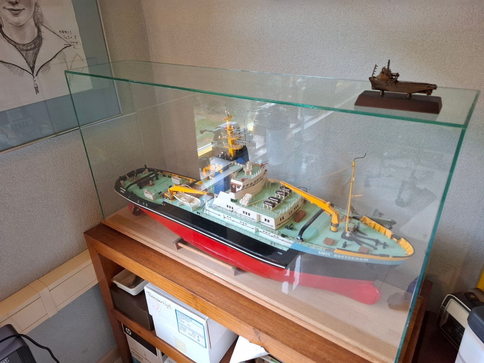 Smith Rotterdam sleepboot opgezet, Hobby en Vrije tijd, Ophalen, Nieuw, Groter dan 1:32, Overige merken