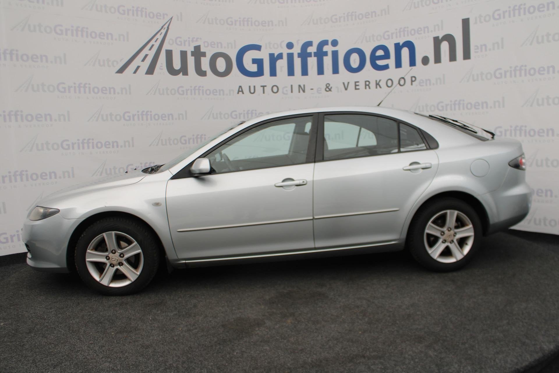 Mazda 6 Sport 1.8i Touring dealeronderhouden met NAP, Auto's, Xenon verlichting, Stof, Gebruikt, Zwart