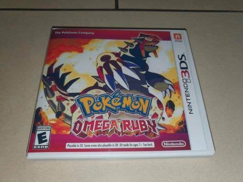 Pokemon Omega Ruby 3DS Game Case, Avontuur en Actie, Verzenden, 1 speler, Zo goed als nieuw