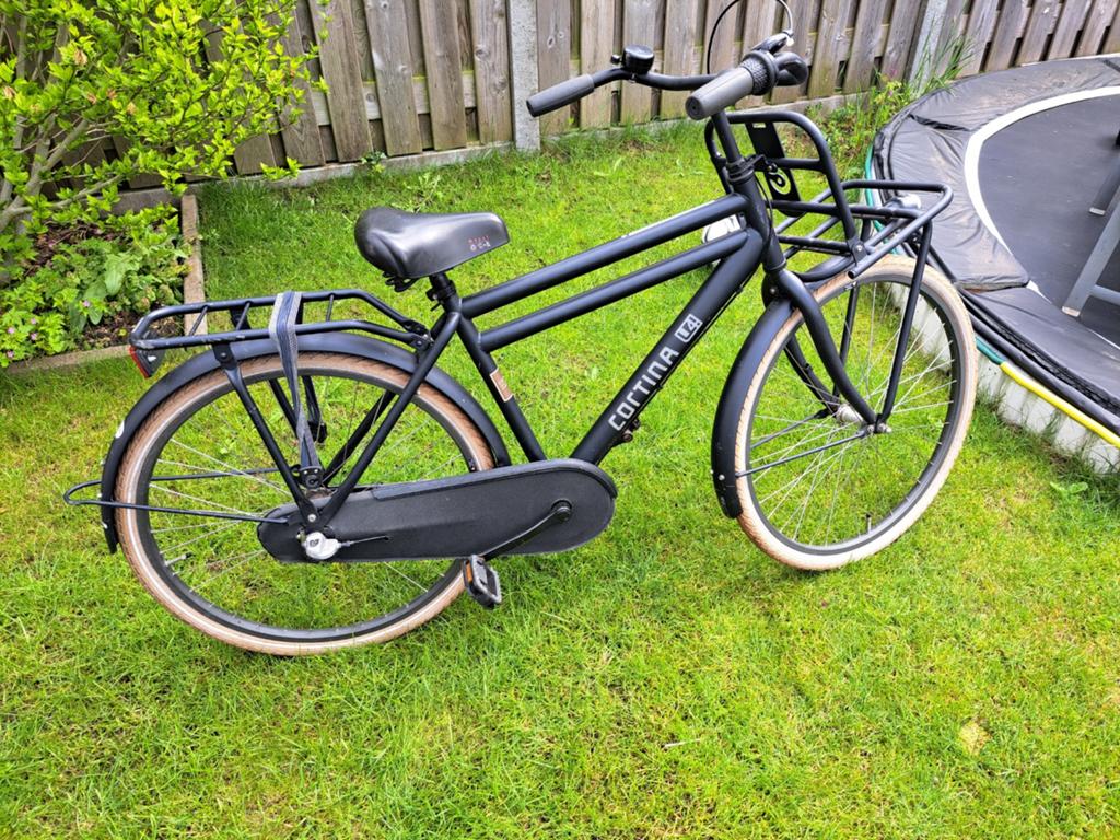 Cortina U4 jongens transportfiets 26inch, Terugtraprem, Gebruikt, Minder dan 49 cm, Ophalen