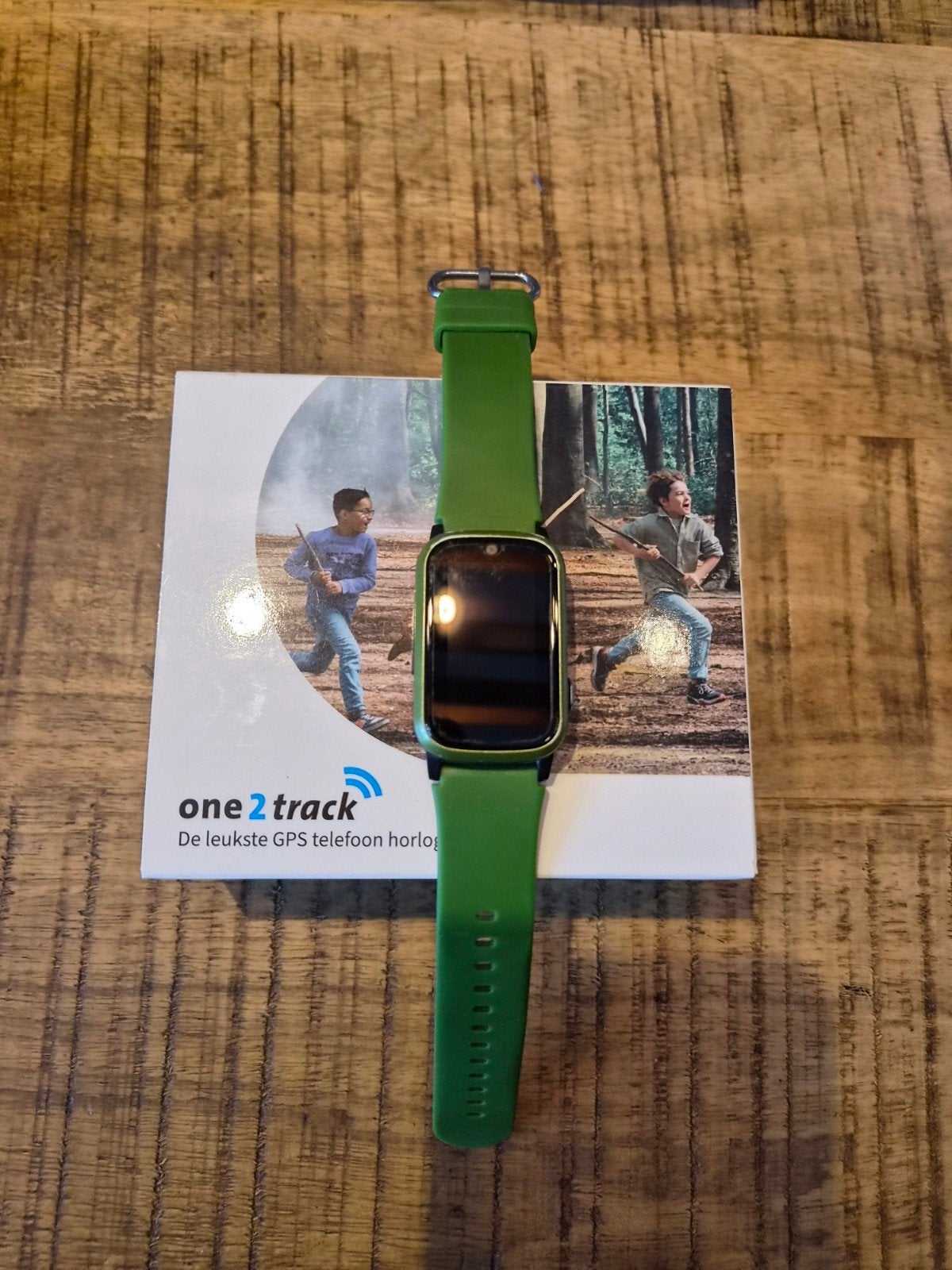 GPS telefoon horloge kind, Ophalen of Verzenden, Gebruikt, Groen, Jongen of Meisje