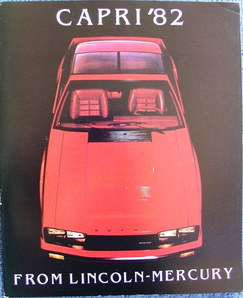 Mercury Capri 1982 brochure USA, Verzenden, Zo goed als nieuw, Overige merken