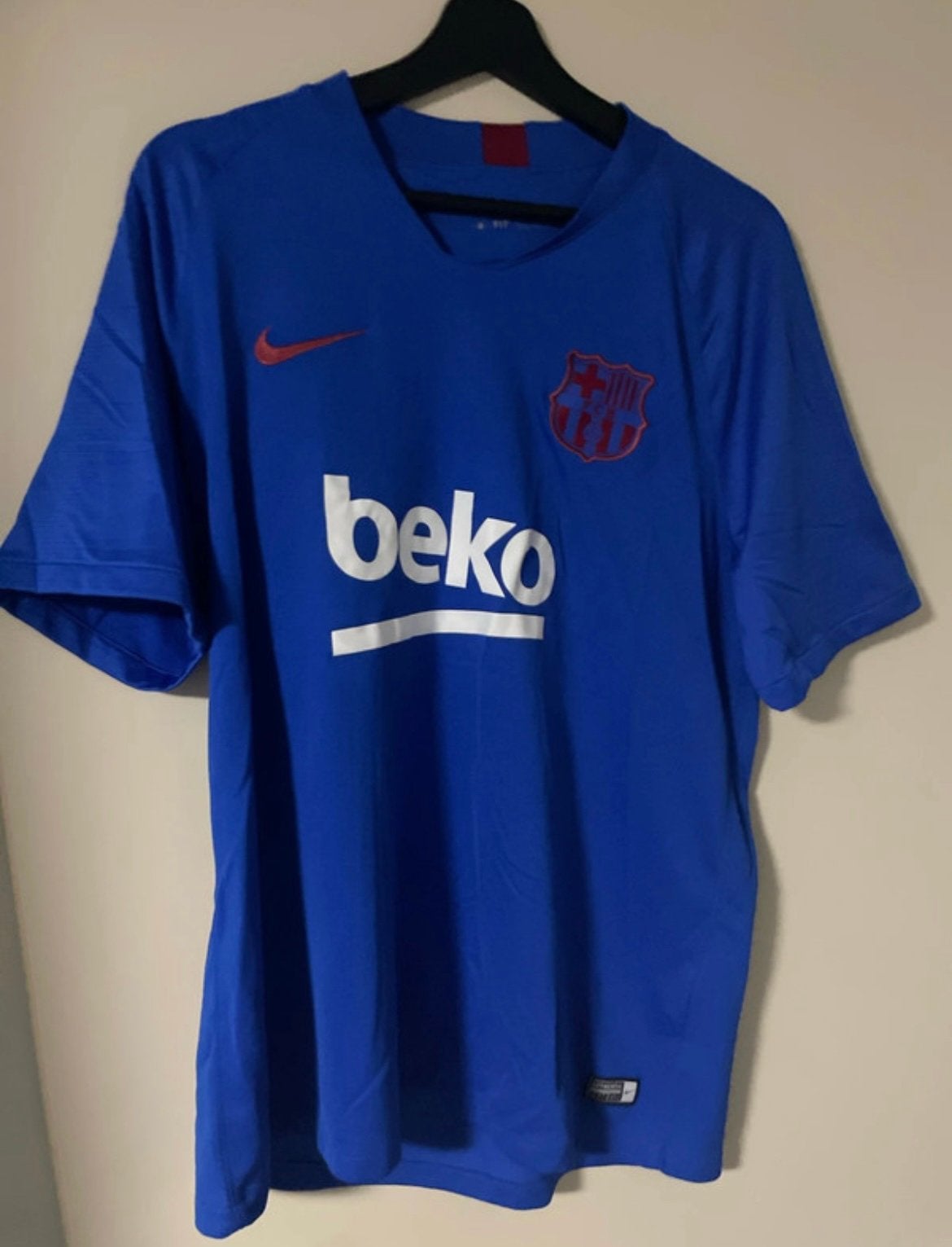 Barcelona voetbal t shirt nike, Ophalen of Verzenden, Zo goed als nieuw, Shirt