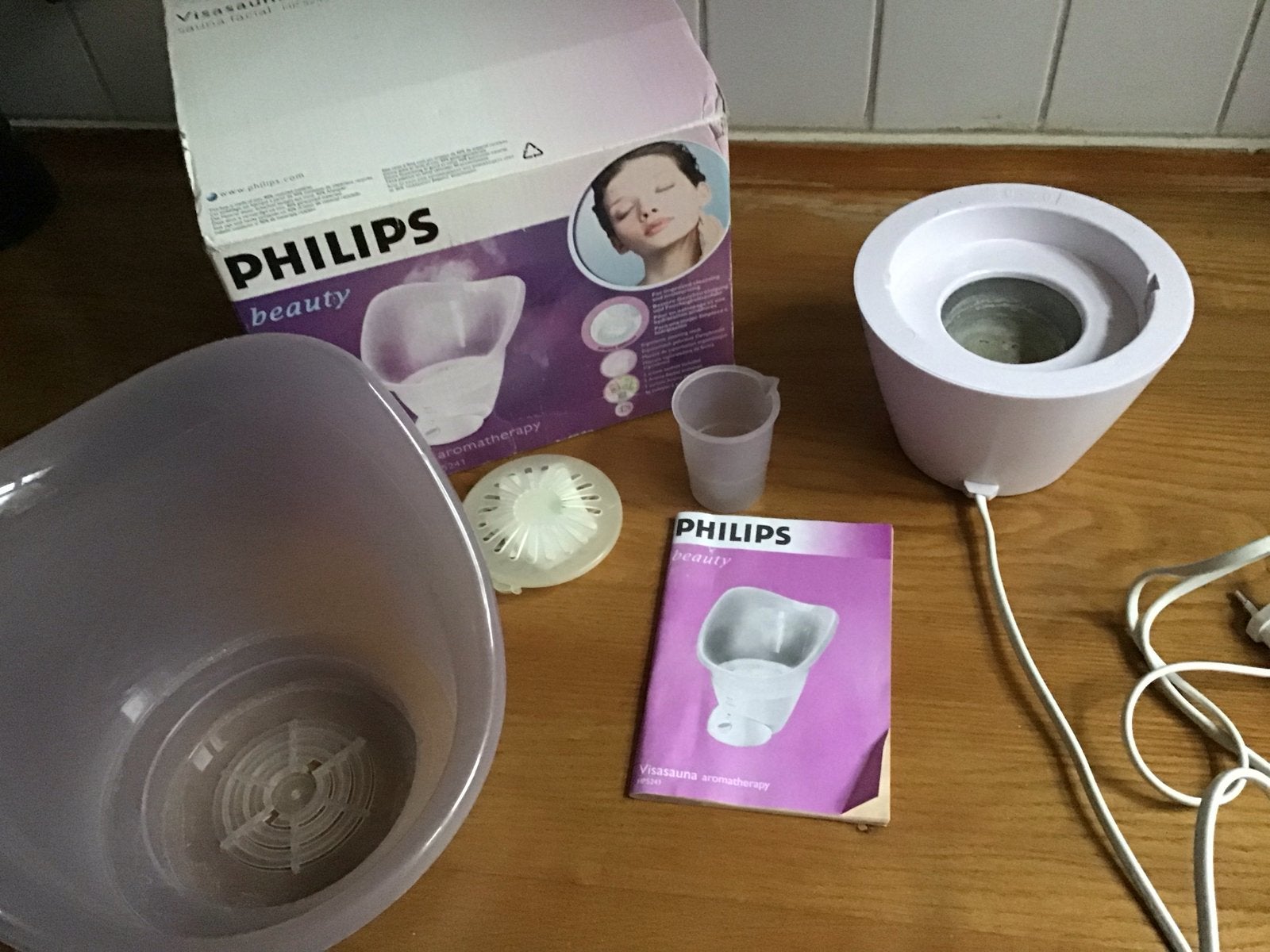 Philips Visasauna Aromatherapy Gezichtssauna HP5241, Ophalen of Verzenden, Gebruikt, Gehele gezicht, Verzorging
