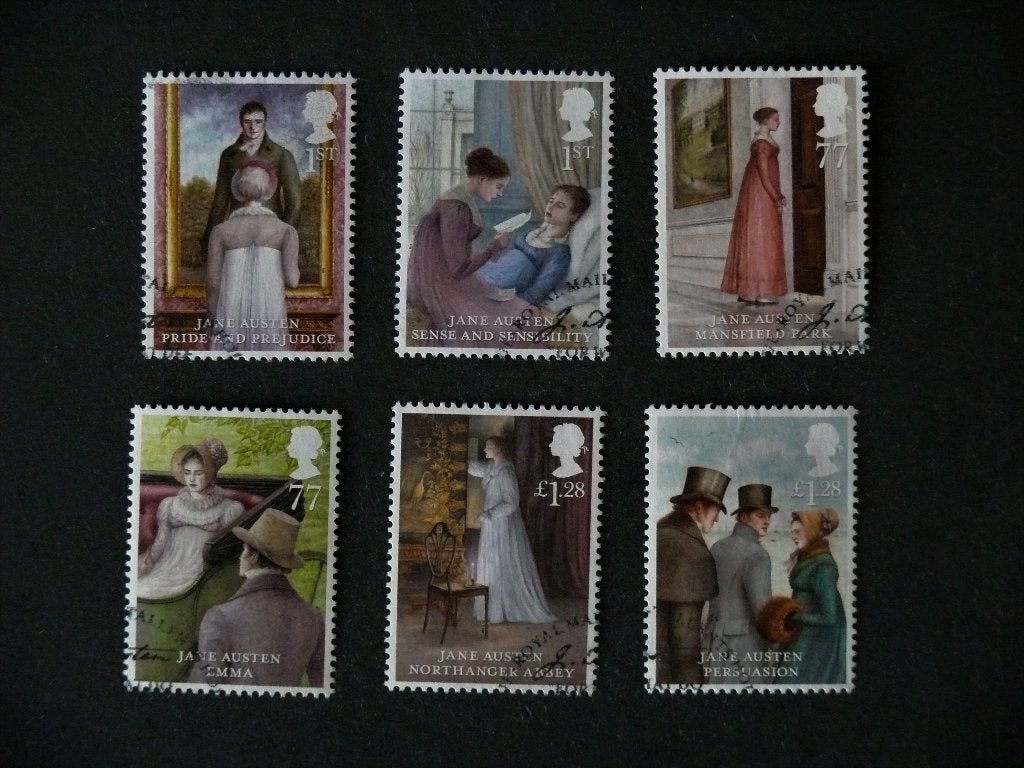UK / Engeland 2013 Jane Austen, Verzenden, Gestempeld