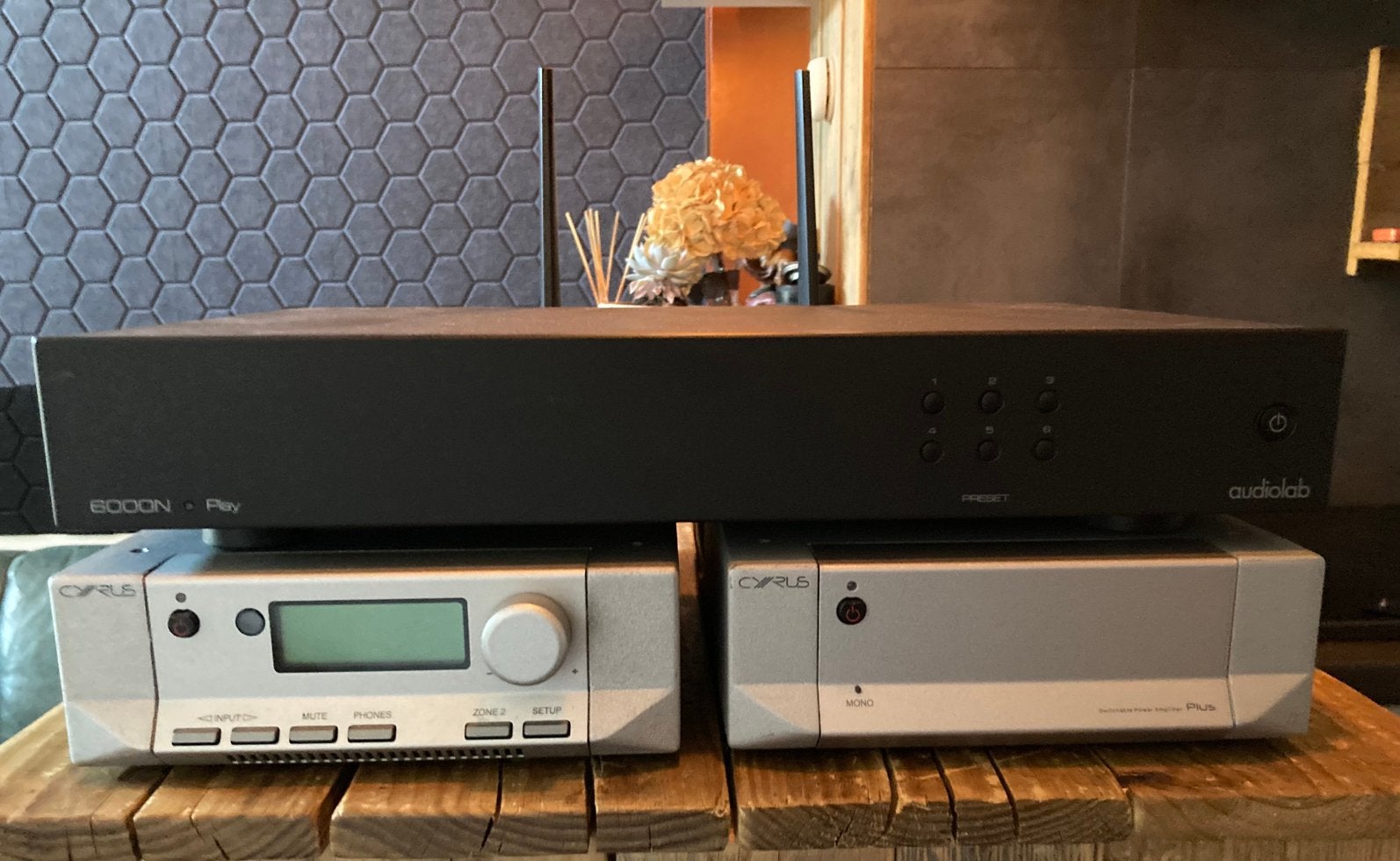 HiFi set versterker, voeding, streamer en cd speler, Losse componenten, Zo goed als nieuw, Speakers, Ophalen
