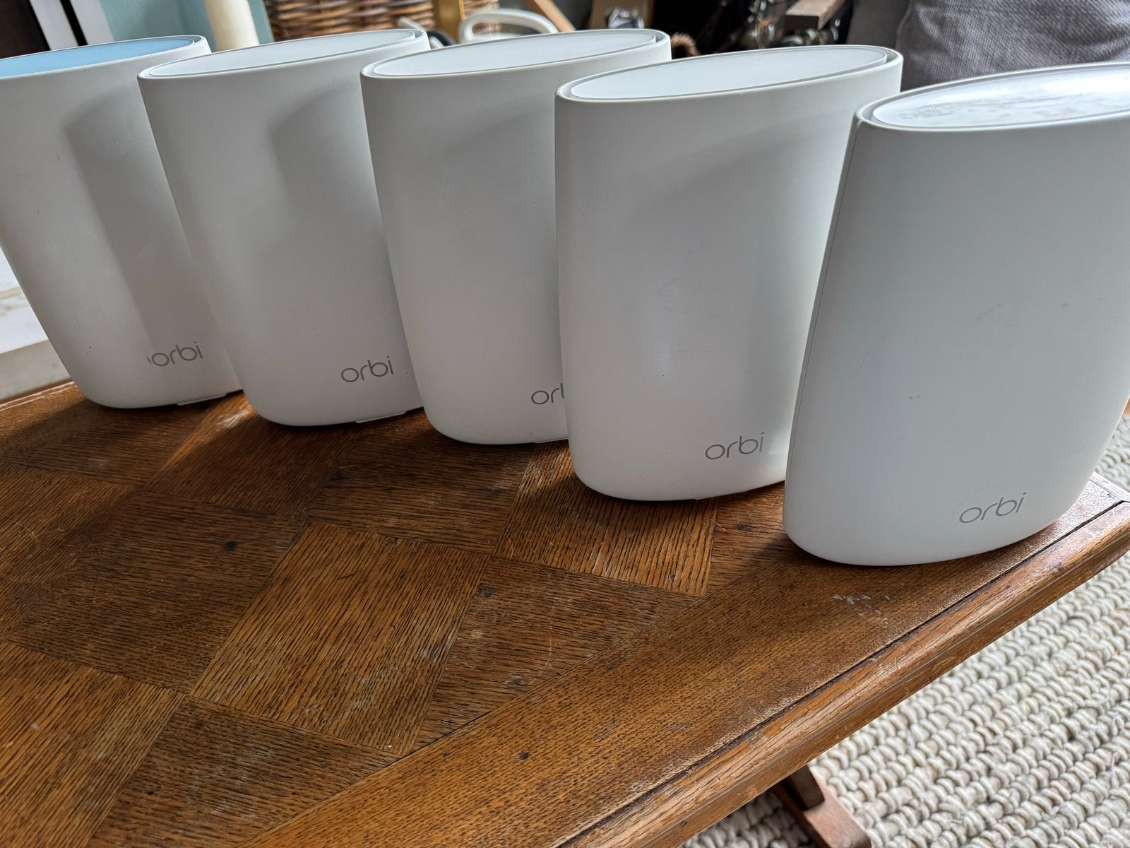 Netgear Orbi RBK50 WiFi Systeem met 4 Satellieten, Computers en Software, Verzenden, Gebruikt, Router