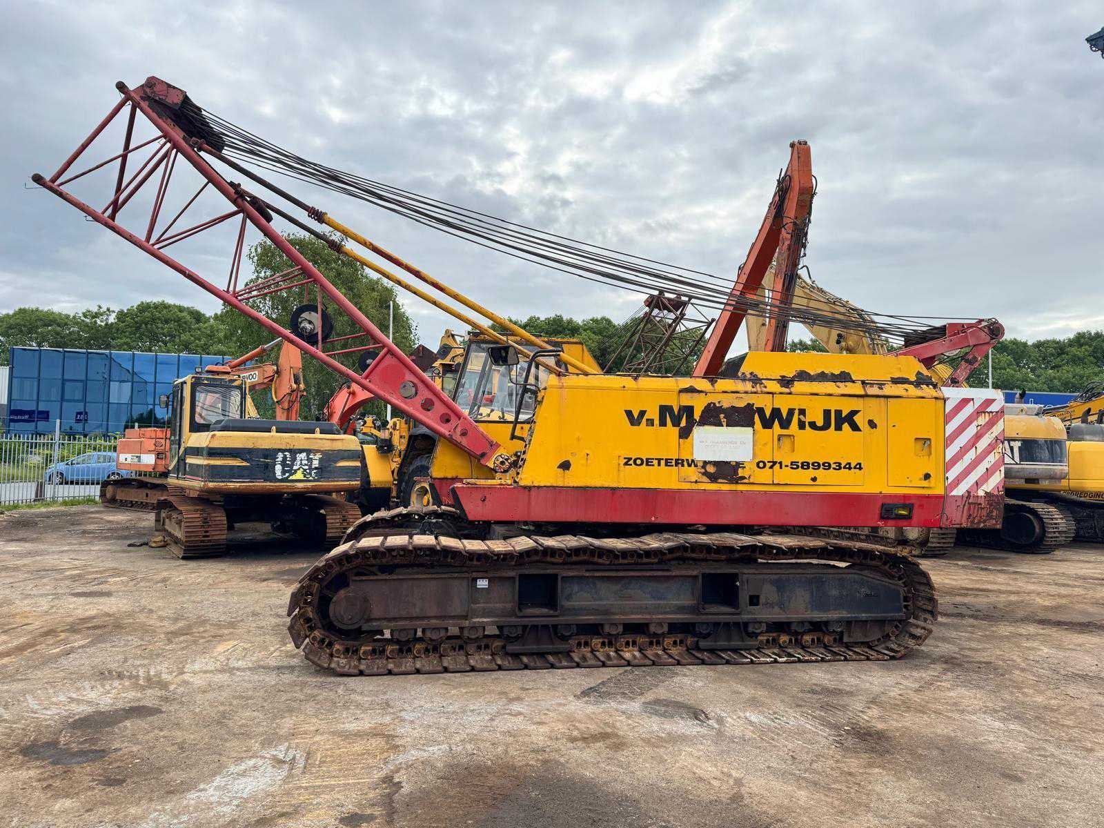 Sumito LS108RH5 40 Tons Mobiele torenkraan met 12 meter Jip, Kraan