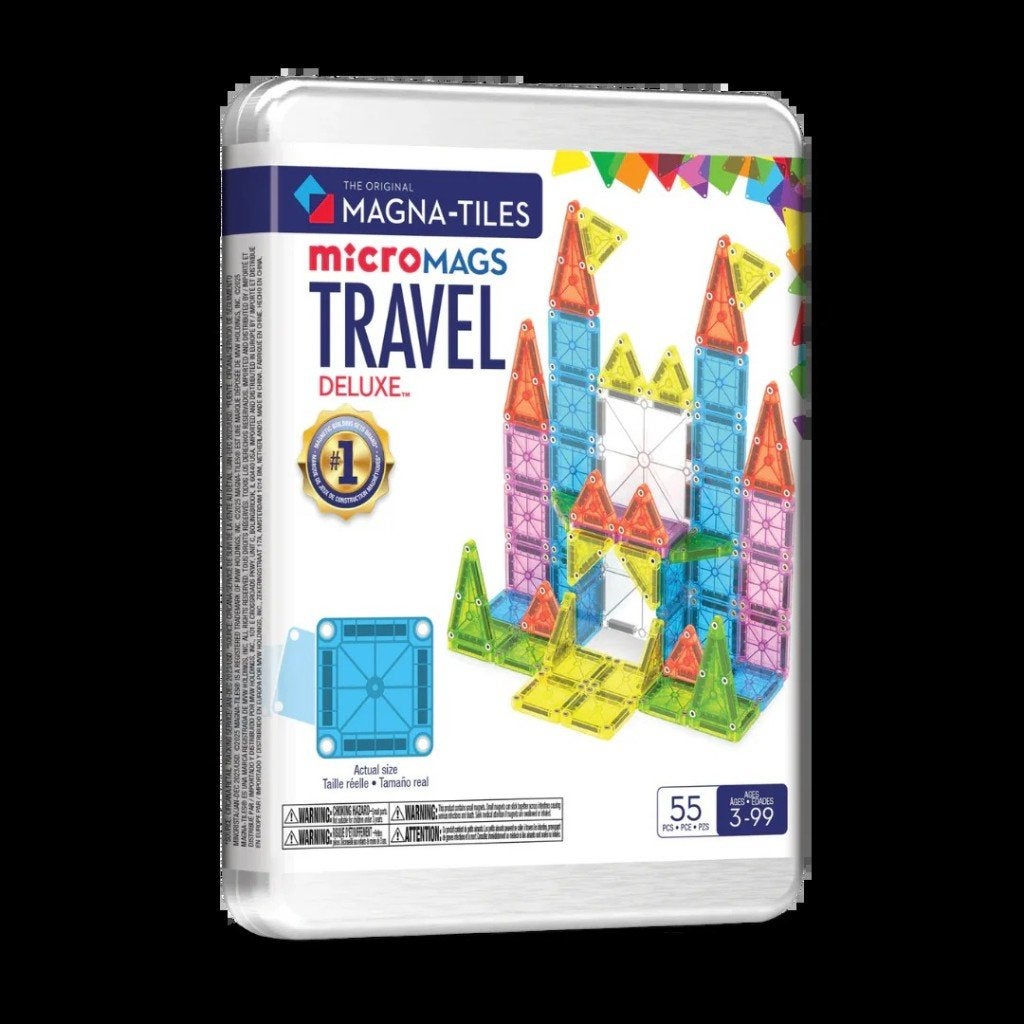 MAGNA-TILES microMAGS Travel Deluxe 55 stuks - nieuw, Kinderen en Baby's, ., MAGNA-TILES, Nieuw, Ophalen of Verzenden
