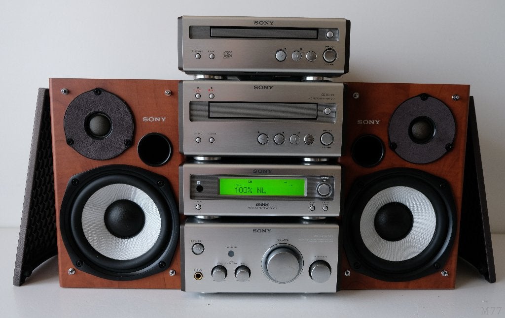 Sony CMT-SP55 Midi Stereo Set, Ophalen of Verzenden, Gebruikt, Tuner of Radio, Sony