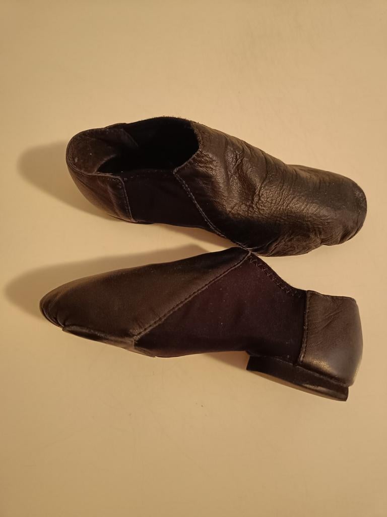 Zwart leren kindermaat Zumba dance schoenen 21 cm, Ophalen of Verzenden, Gebruikt, Jongen of Meisje, Schoenen