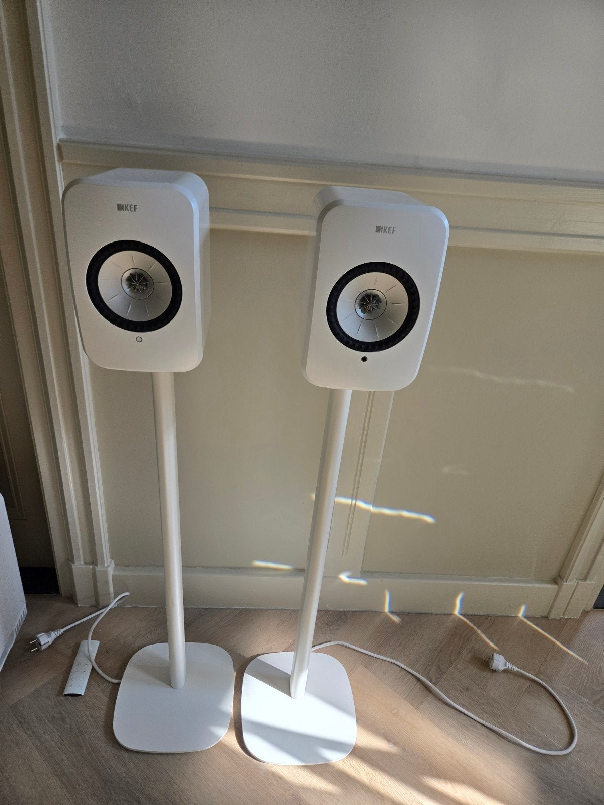 KEF LSX Wireless Speakers inclusief stands- Zeer Goede Staat, Ophalen, Zo goed als nieuw, KEF, Afstandsbediening