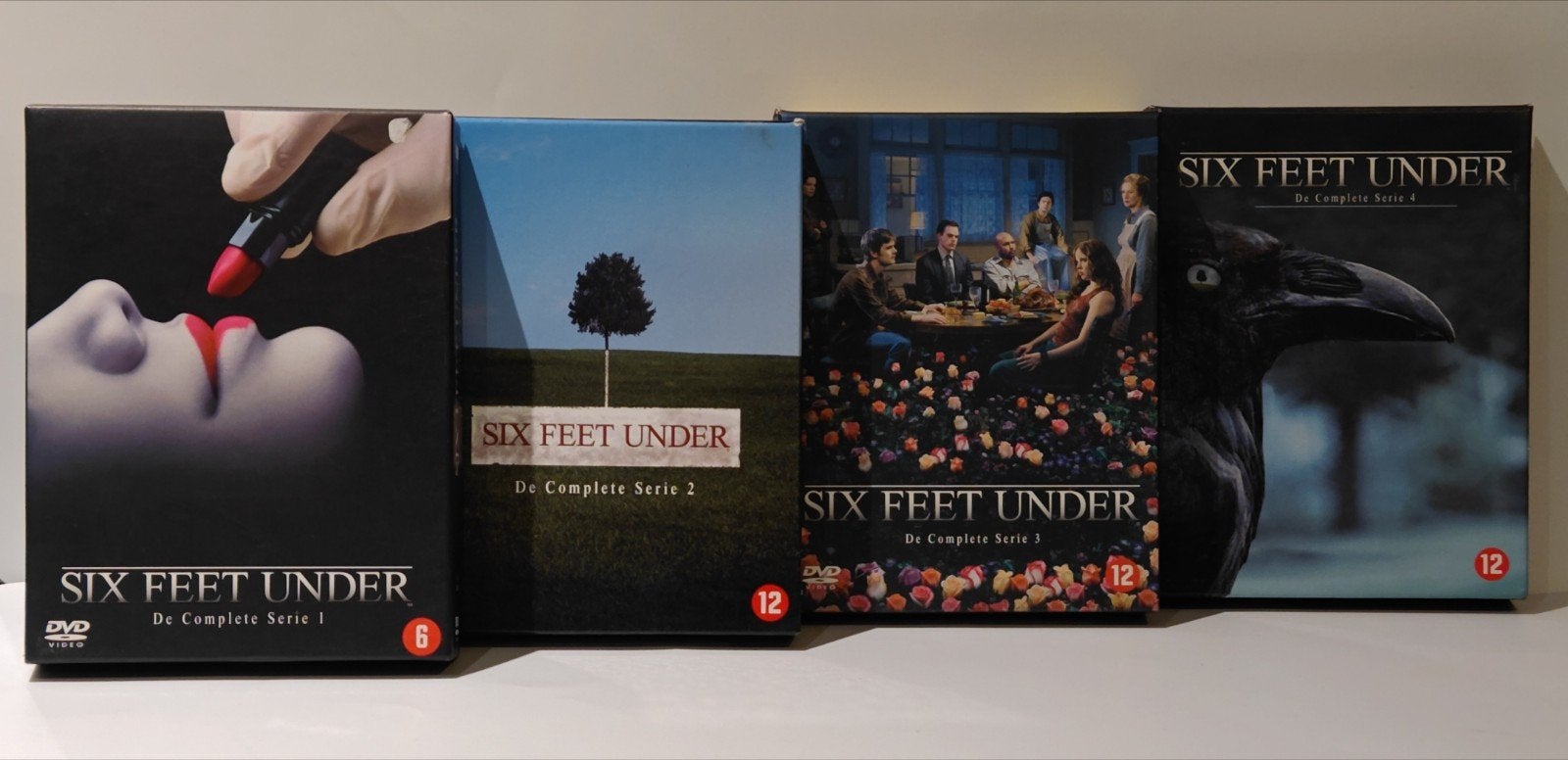 Six Feet Under - Serie 1, 2, 3 en 4 DVD HBO seizoen Fischer, Ophalen of Verzenden, Zo goed als nieuw, Drama