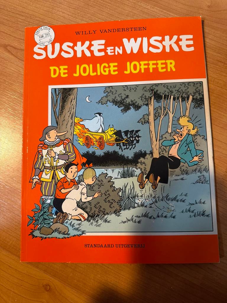 Suske en Wiske - De Jolige Joffer - nr 210 (1e Druk 1987), Eén stripboek, Ophalen, Zo goed als nieuw