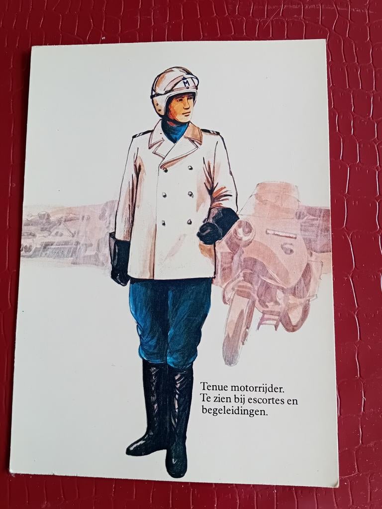 Ansichtkaart K Marechaussee, Ophalen of Verzenden, Landmacht, Nederland, Embleem of Badge