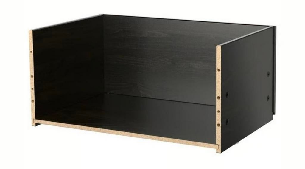 IKEA Besta ladefram - Zwartbruin 60x25x40cm/60x15x40, Huis en Inrichting, Kasten | Ladekasten, Ophalen, Gebruikt, 1 of 2 laden