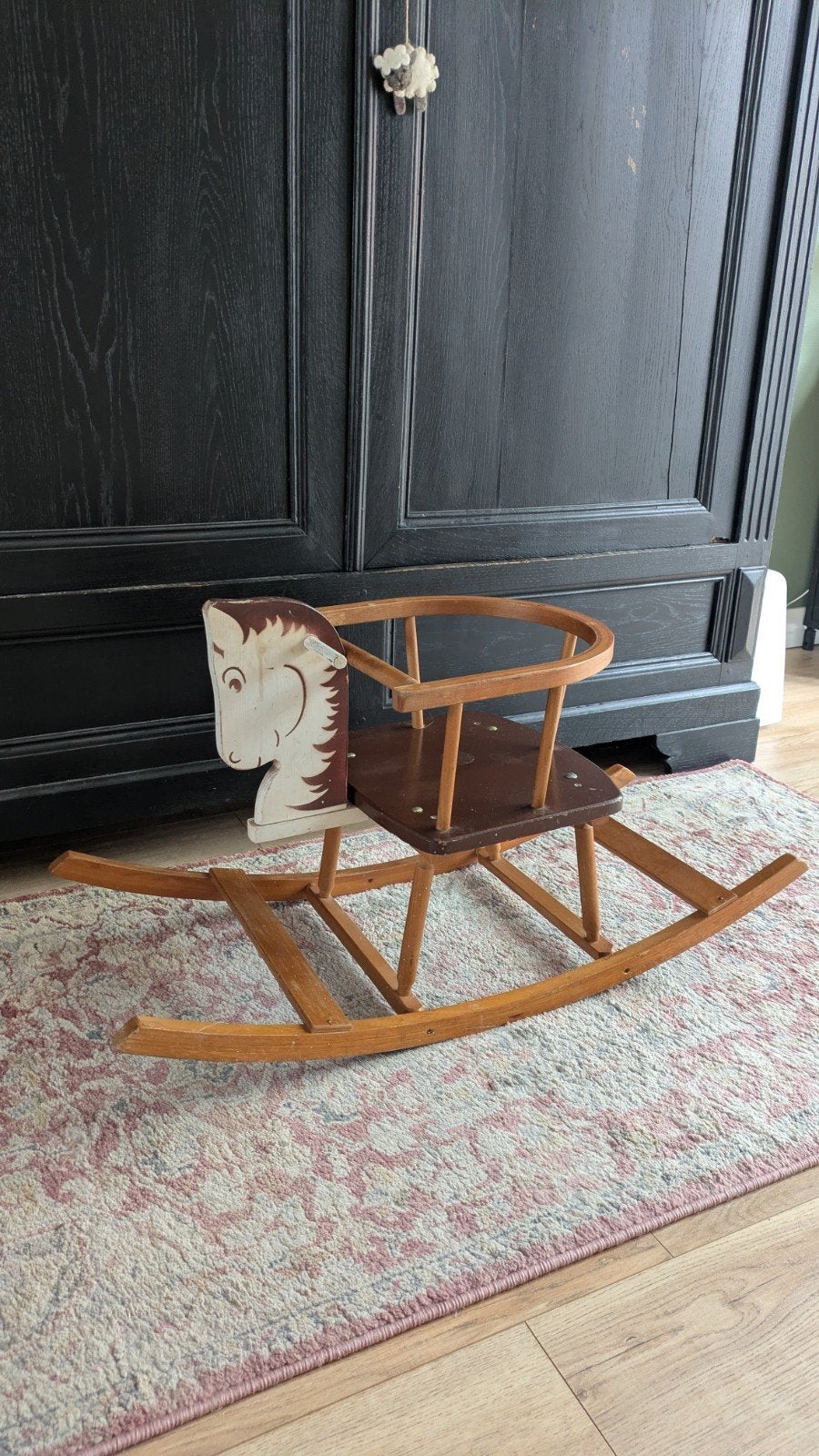Houten hobbelpaard, Ophalen of Verzenden, Gebruikt