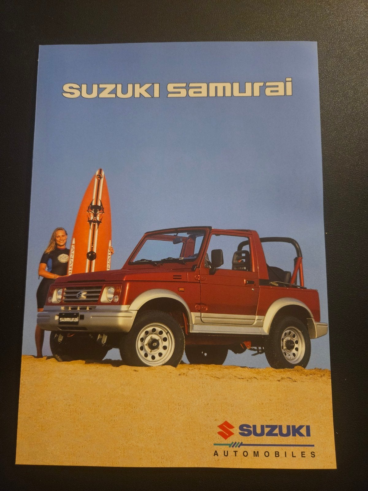 Brochure Suzuki Samurai 1998, Ophalen of Verzenden, Zo goed als nieuw, Overige merken