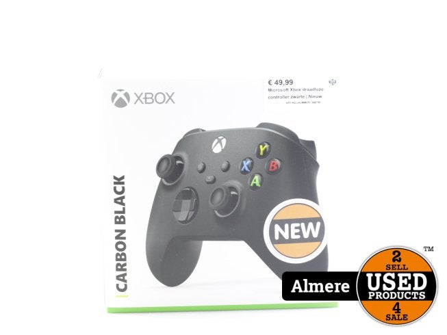 Microsoft Xbox draadloze controller zwarte | Nieuw