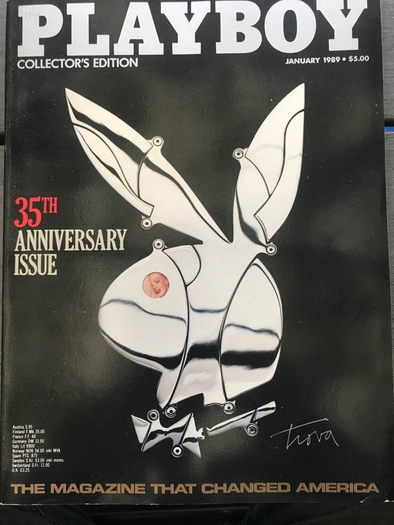 Playboy nr. 1 uit 1989, Ophalen of Verzenden, 1980 tot heden, Tijdschrift