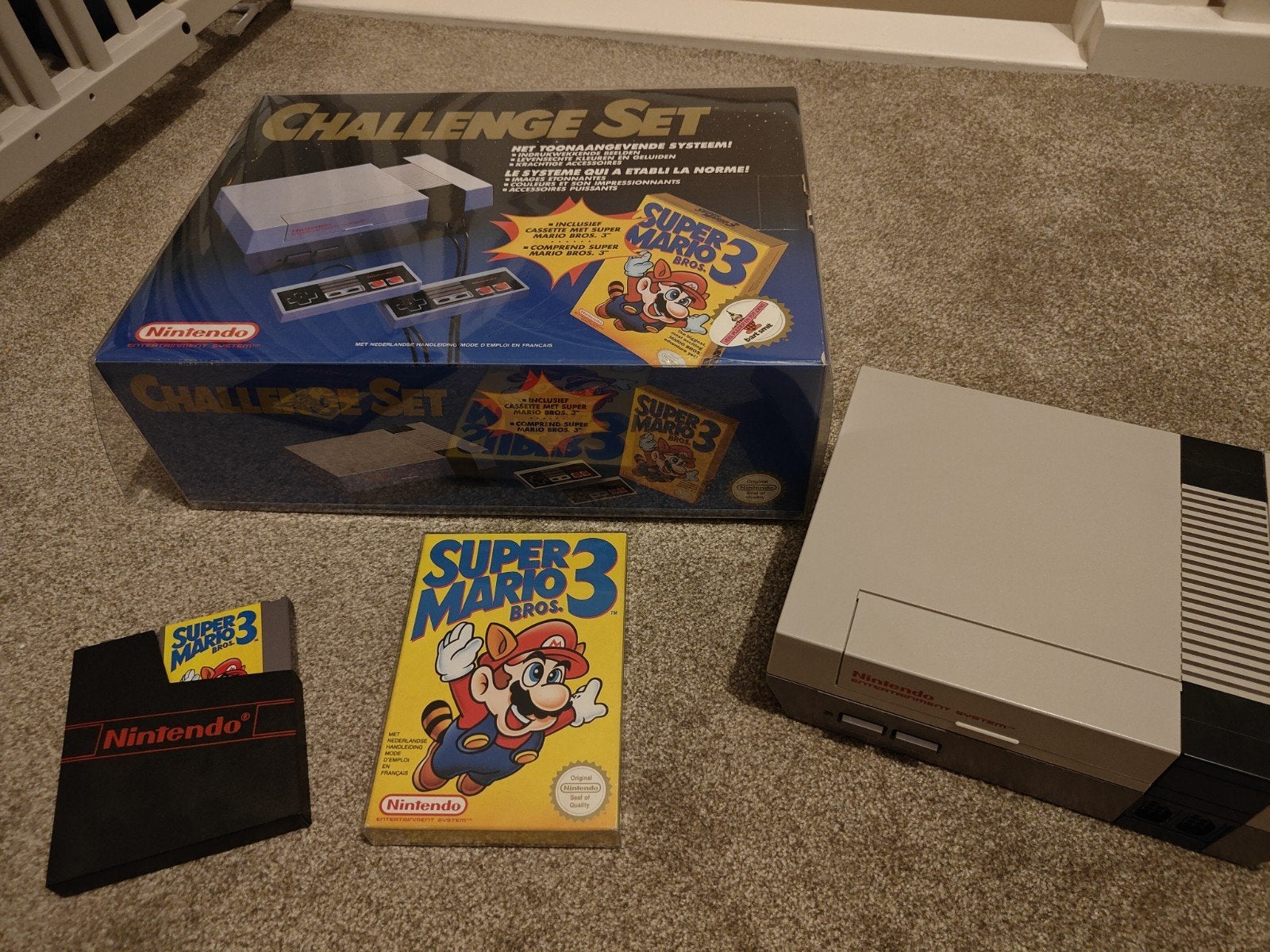 NES Challenge Set Compleet - Zo Goed als Nieuw, Spelcomputers en Games, Spelcomputers | Nintendo NES, Ophalen of Verzenden, Zo goed als nieuw