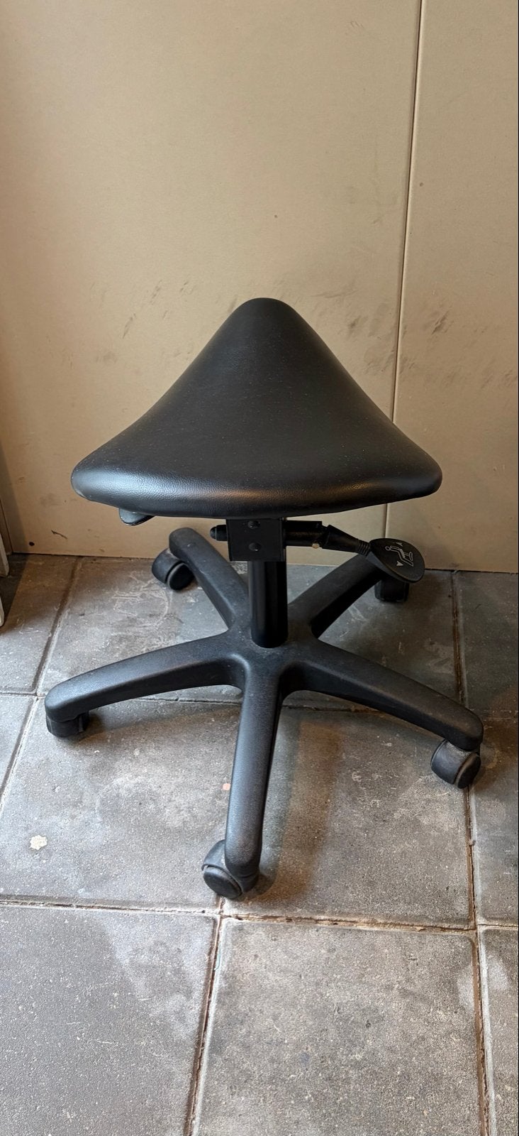 Zadelkruk - Ergonomisch en Verstelbaar, Ophalen, Gebruikt, Zwart, Bureaukruk
