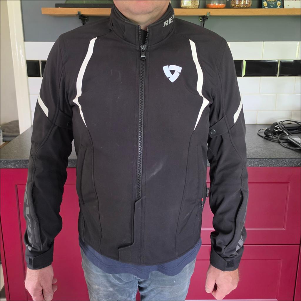 Motorjas Merk REV'IT maat XXL kleur zwart, Motoren, Kleding | Motorkleding, Ophalen of Verzenden, Tweedehands, Jas | textiel