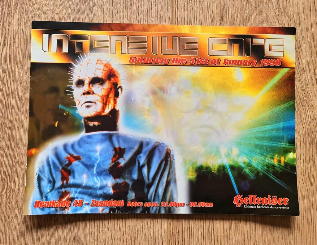 Hellraiser flyer 1998, A4 of kleiner, Rechthoekig Liggend, Ophalen of Verzenden, Zo goed als nieuw
