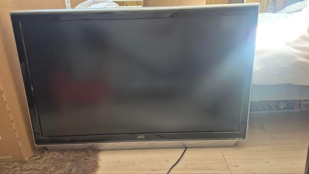JVC LCD TV - Geen voet beschikbaar, Ophalen, Gebruikt, 50 Hz, 80 tot 100 cm