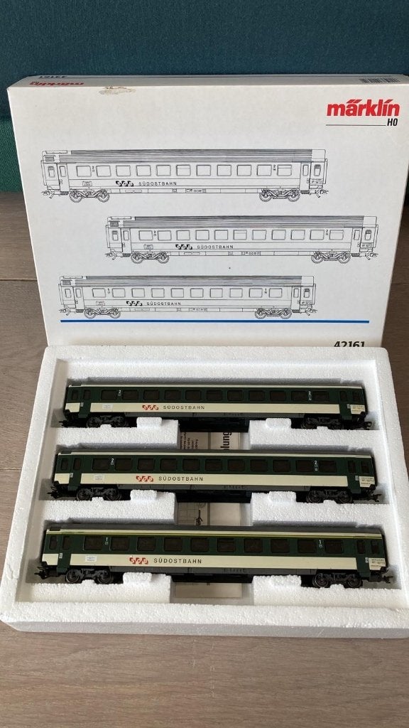 Marklin 42161 ho set wagons nieuwstaat, Wisselstroom, Treinset, Verzenden, Nieuw